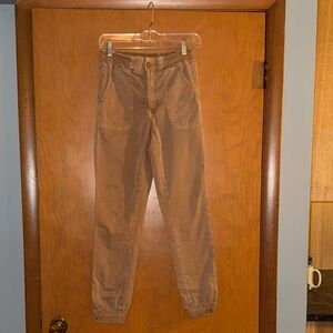 American Eagle Outfitters Tan Joggers